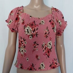 Forever 21 women's ruffled crop‎ off shoulder Juniors size 3X